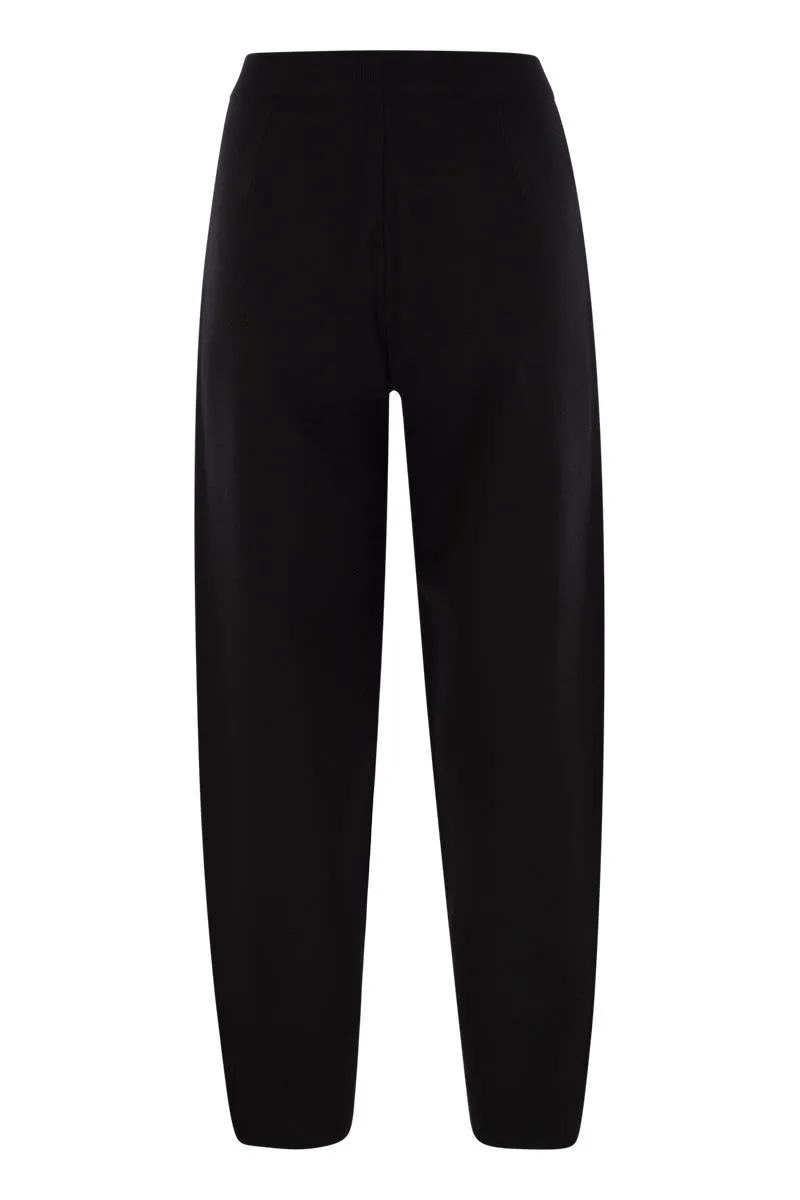 DULA - STRETCH VISCOSE TROUSERS