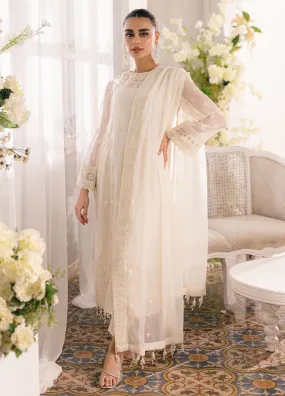 Ensembles By Azure Embroidered Chiffon 3 Piece Unstitched Suit AZU24EF ES-048 ANGELIC FROST