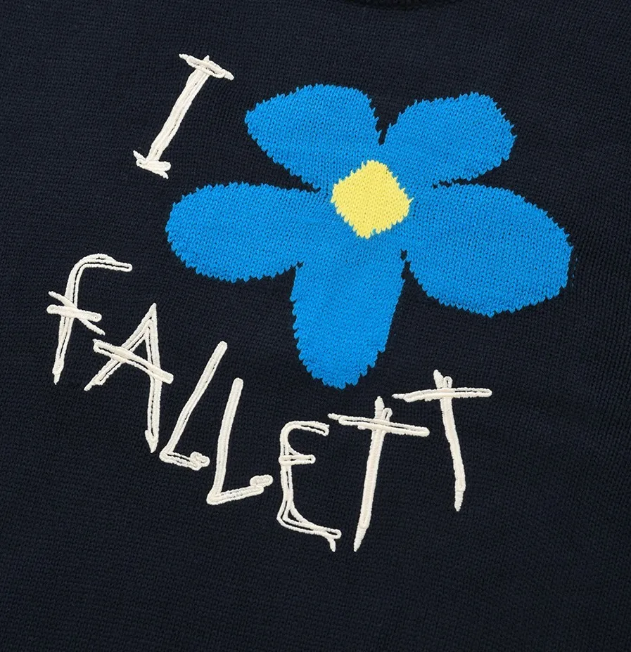 Fallett  |Unisex Street Style Long Sleeves Logo Sweaters