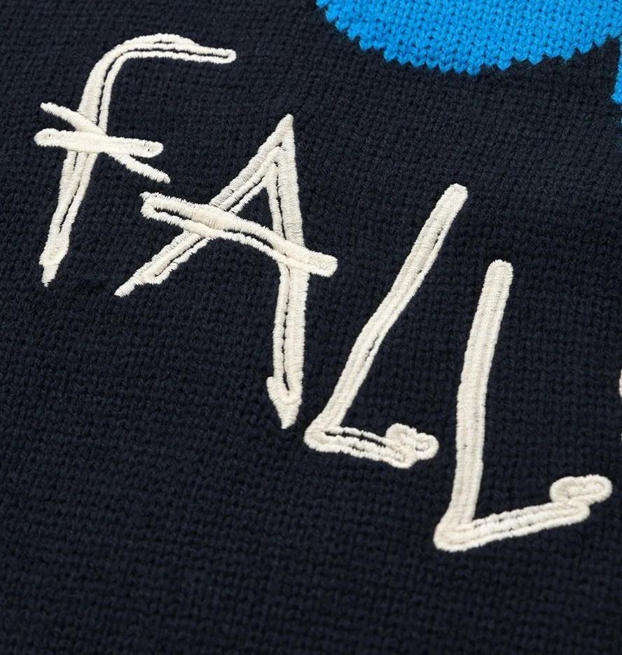 Fallett  |Unisex Street Style Long Sleeves Logo Sweaters