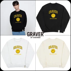 GRAVER  |[GRAVER]★ARCH LOGO LIFE DOT SMILE SWEATSHIRT