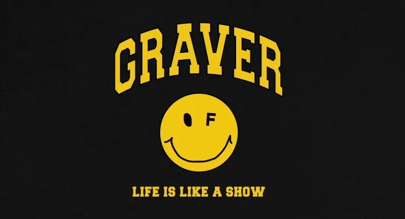 GRAVER  |[GRAVER]★ARCH LOGO LIFE DOT SMILE SWEATSHIRT