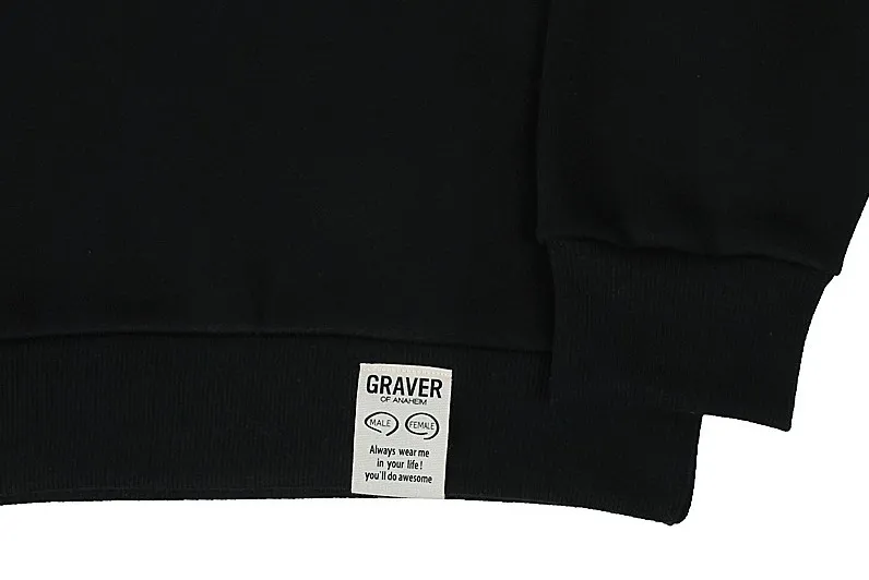 GRAVER  |[GRAVER]★ARCH LOGO LIFE DOT SMILE SWEATSHIRT