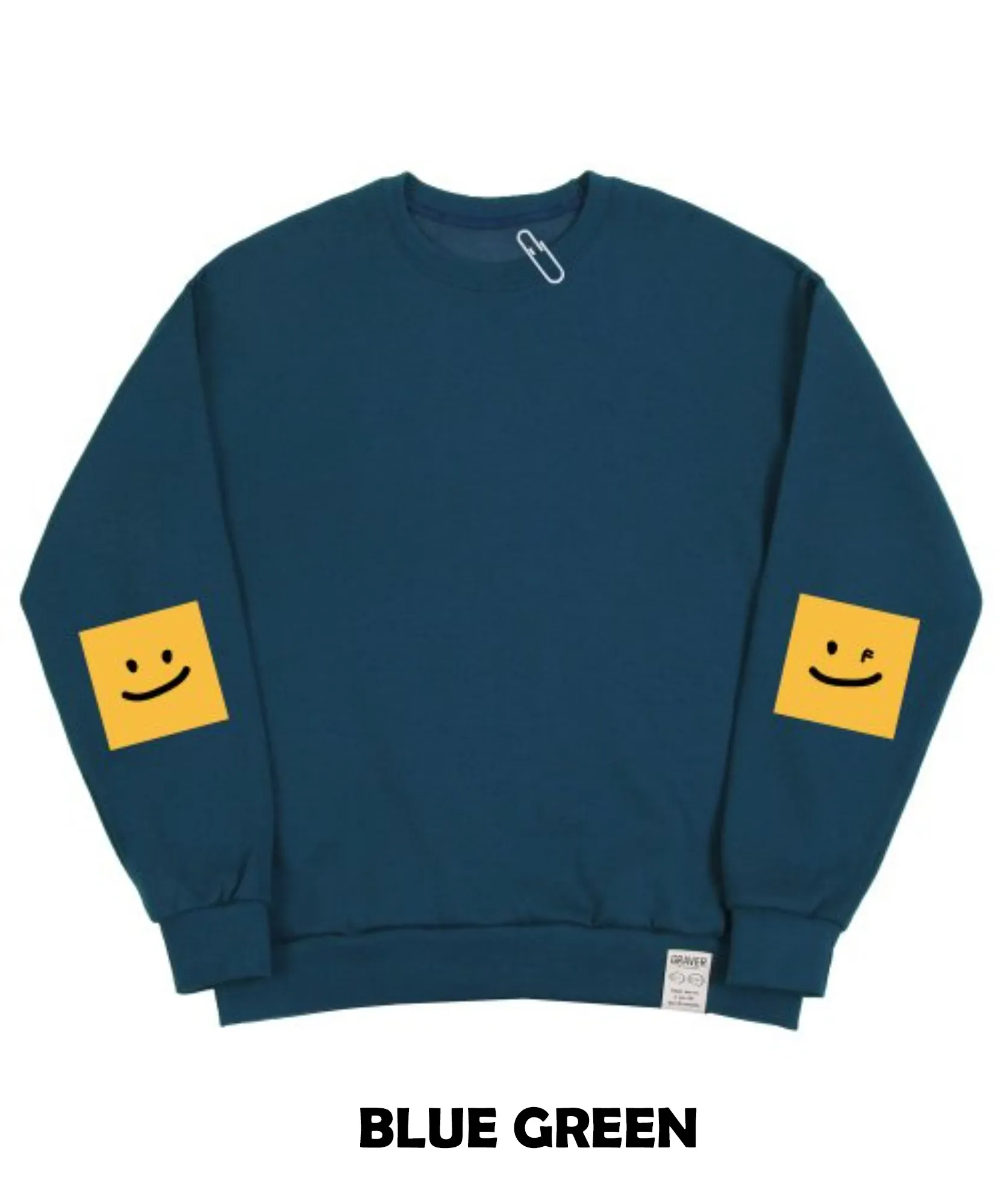 GRAVER  |[GRAVER]★ELBOW SQUARE SMILE SWEATSHIRT