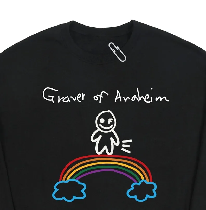 GRAVER  |[GRAVER]★HUMAN RAINBOW SMILE SWEATSHIRT