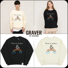 GRAVER  |[GRAVER]★HUMAN RAINBOW SMILE SWEATSHIRT