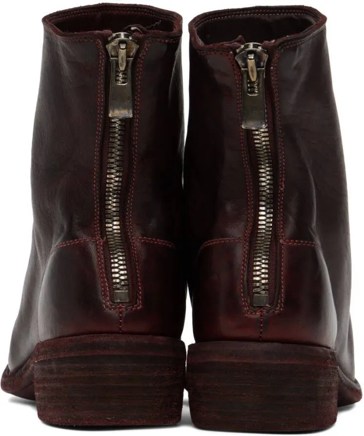 Guidi Burgundy 796 Boots