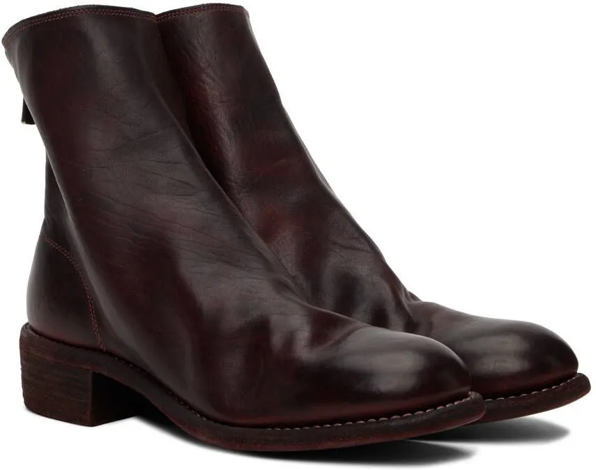 Guidi Burgundy 796 Boots