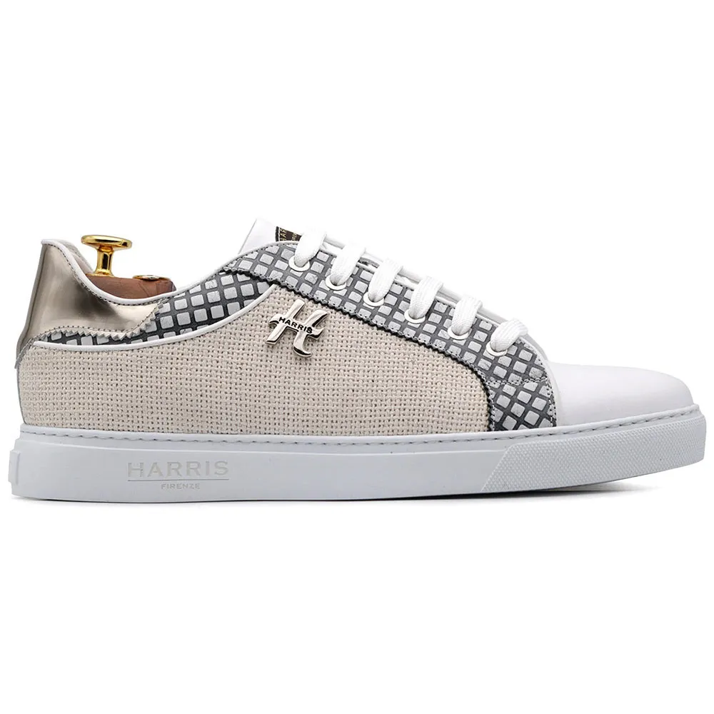 Harris Firenze 1913 Canvas / Leather Sneaker White