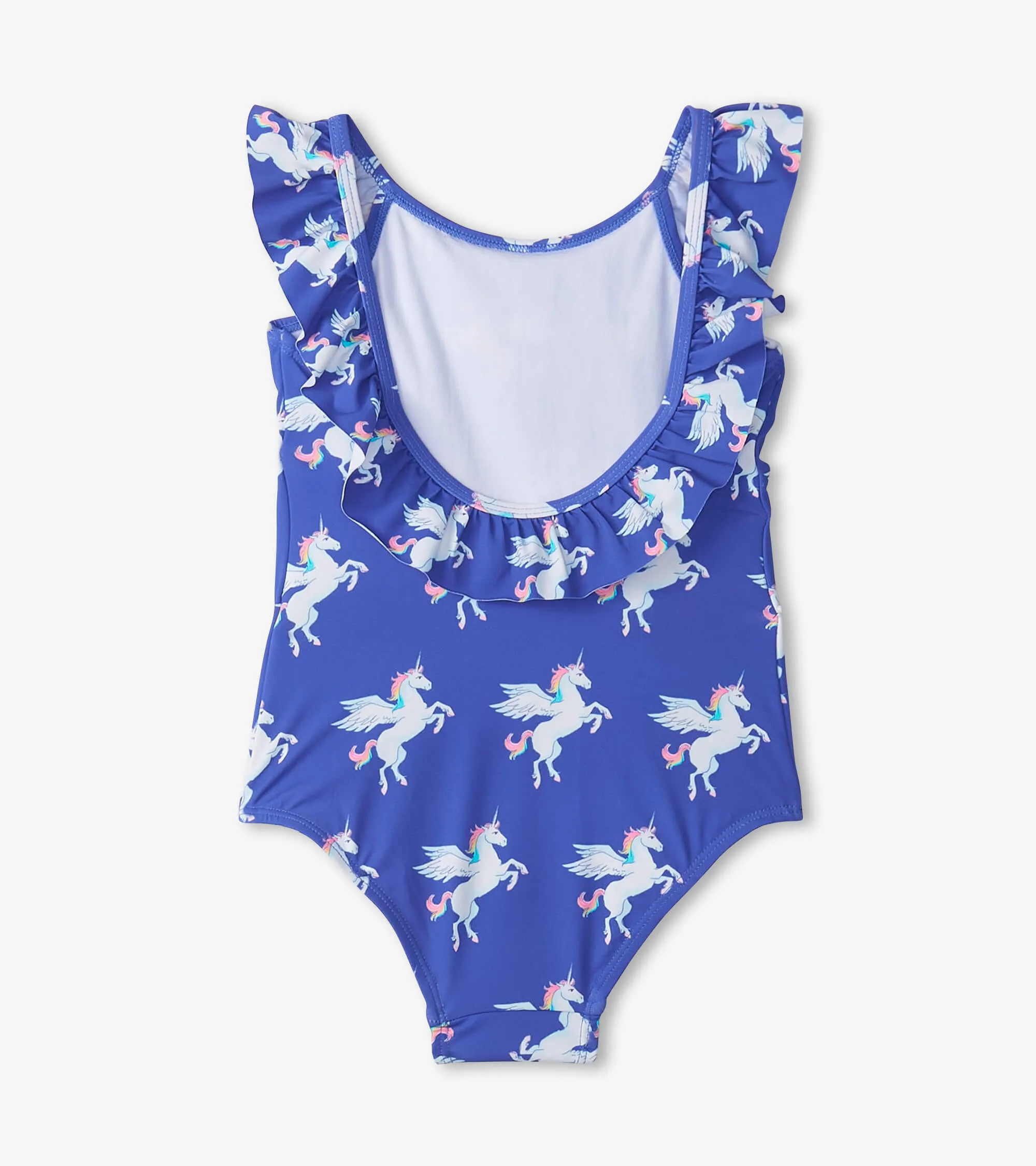 Hatley Dazzling Blue Pegaus Ruffle Sleeve Swimsuit