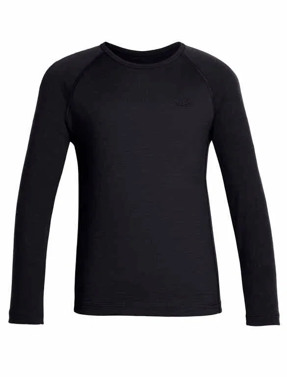 icebreaker Merino Base Layer Kids' Unisex 200 Oasis Long Sleeve Crewe