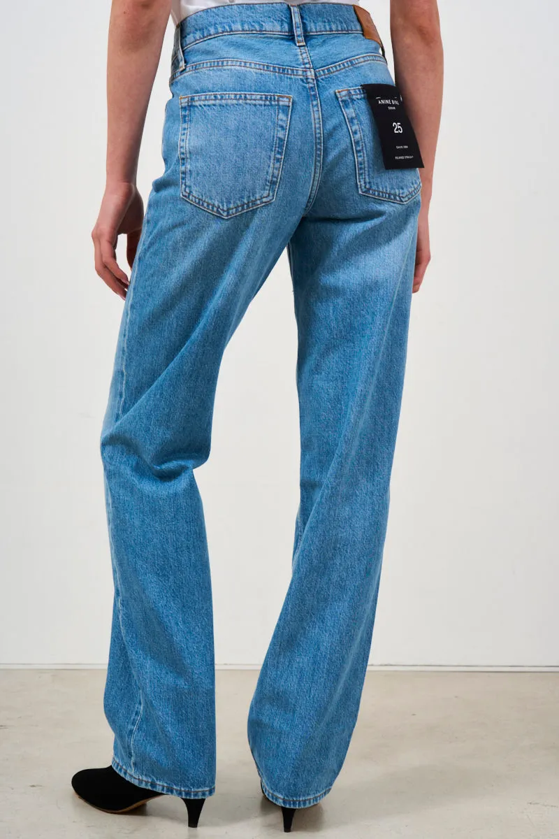 Jeans donna gamba dritta in cotone