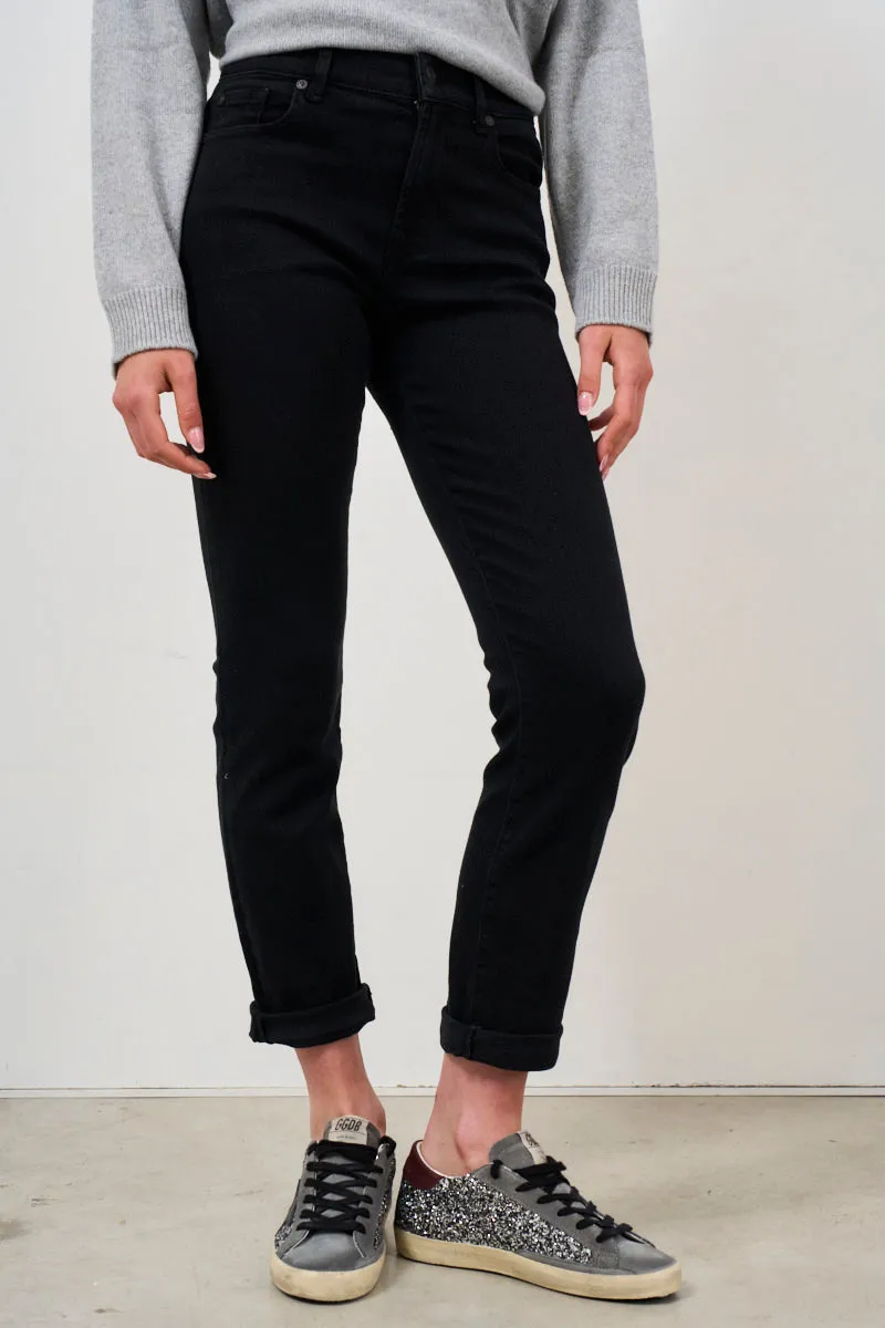 Jeans donna skinny nero