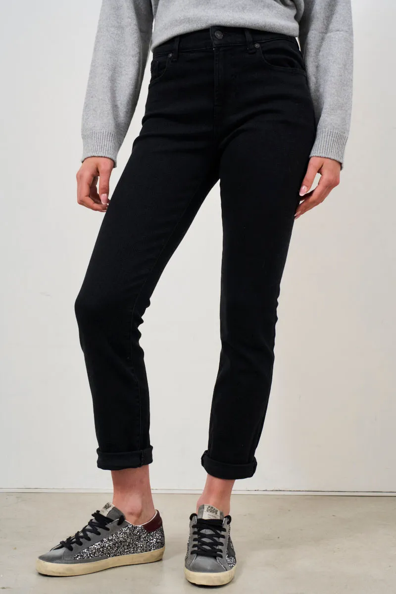 Jeans donna skinny nero