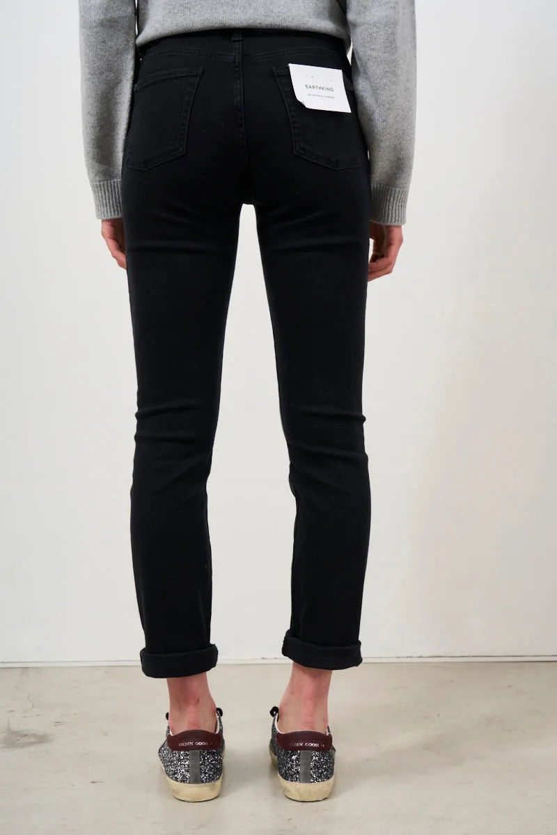 Jeans donna skinny nero