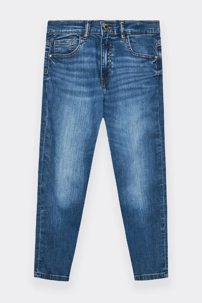 JEANS ELASTICIZZATI DENIM BLU