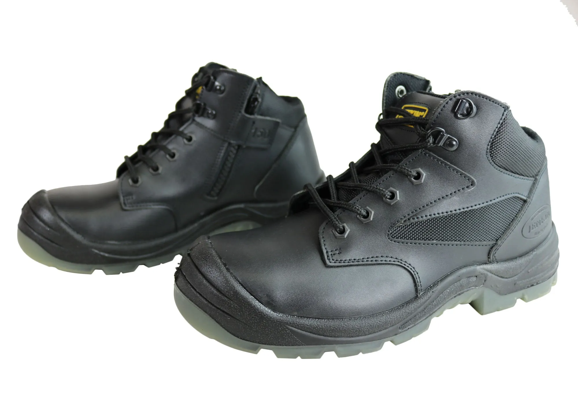 Jenkin Essential Comfort Mens Sampson Steel Toe Cap Side Zip Work Boot