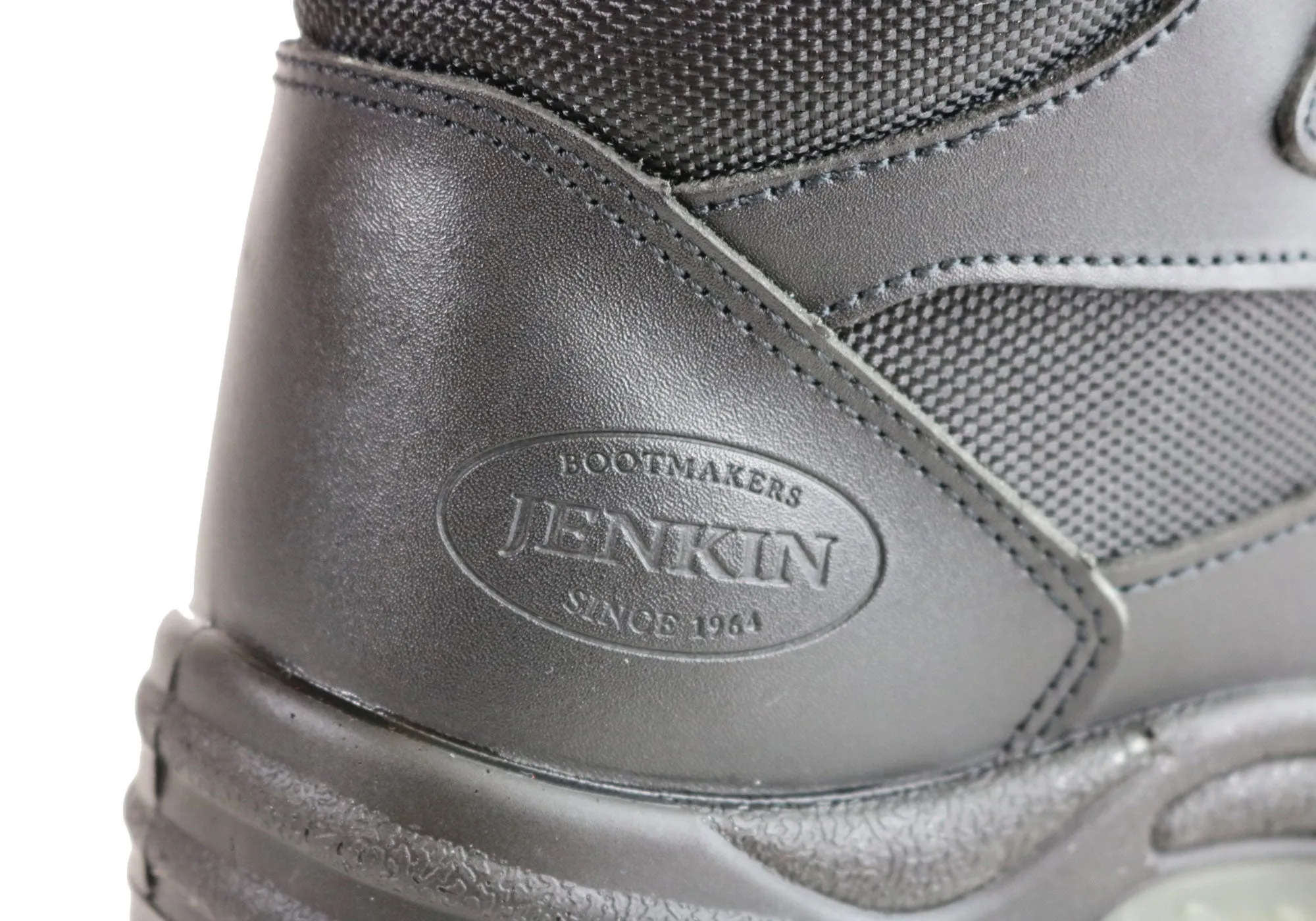 Jenkin Essential Comfort Mens Sampson Steel Toe Cap Side Zip Work Boot