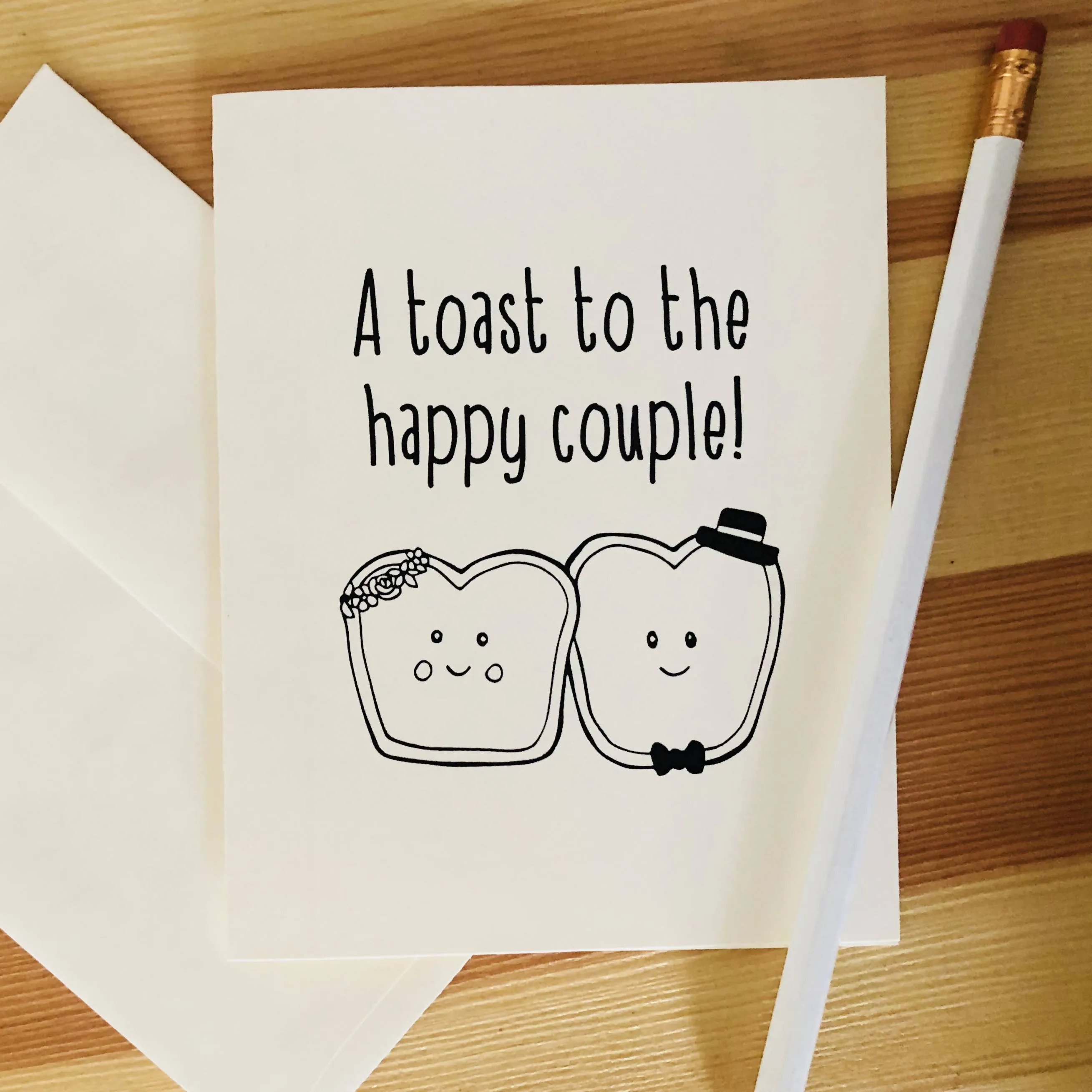 Karen Sue Studios- Happy Couple Toast