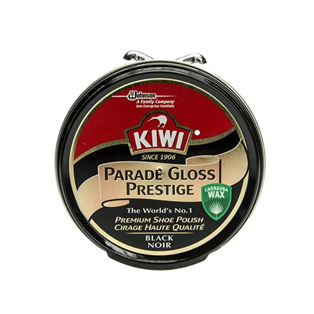 Kiwi Shoe Polish Tin PARADE GLOSS With Carnauba Wax 40g