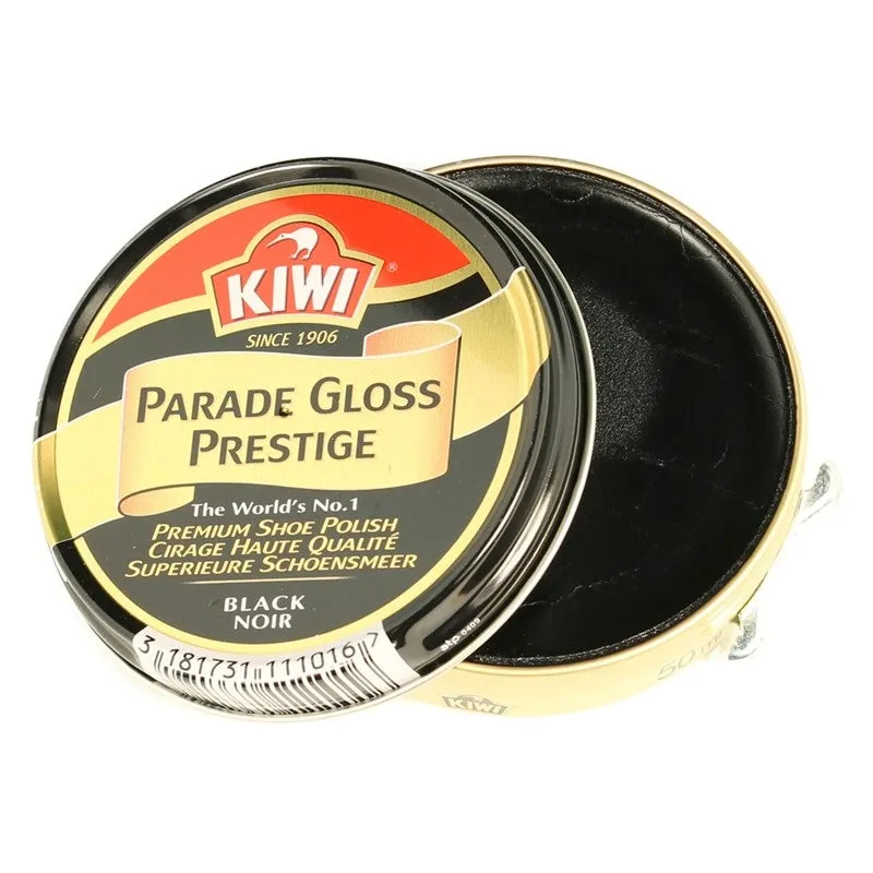 Kiwi Shoe Polish Tin PARADE GLOSS With Carnauba Wax 40g