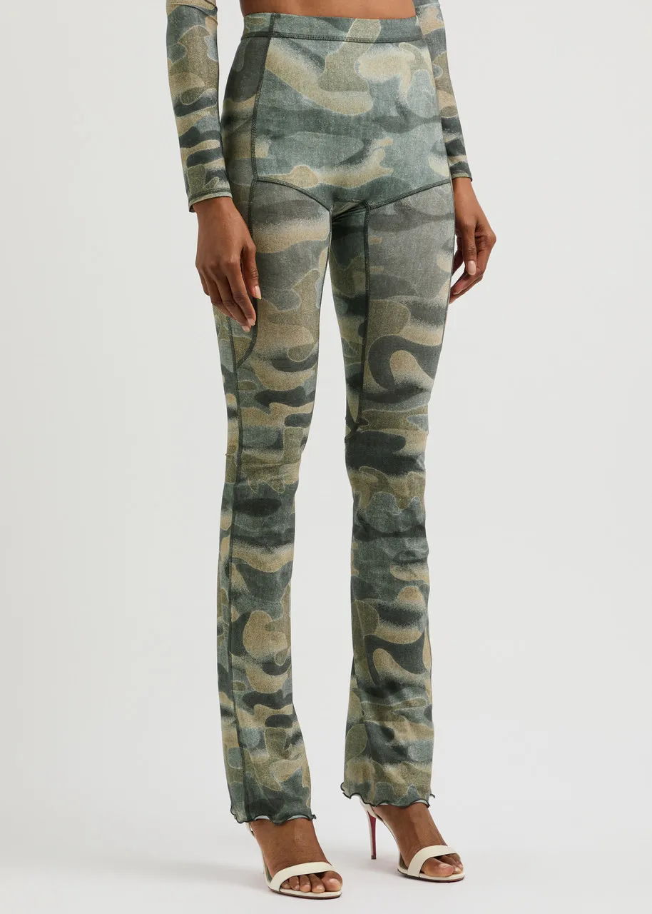 KNWLS Halcyon printed stretch-jersey leggings  -                         -                     -                