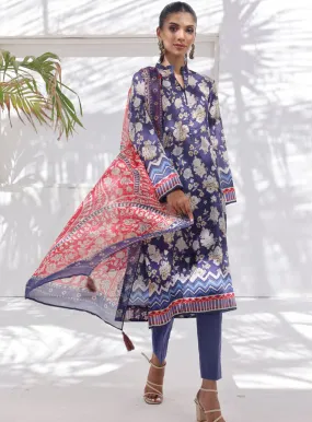 Komal Signature Prints By Lakhany Printed Lawn 3 Piece Unstitched Suit LSM24KS LG-MM-0109