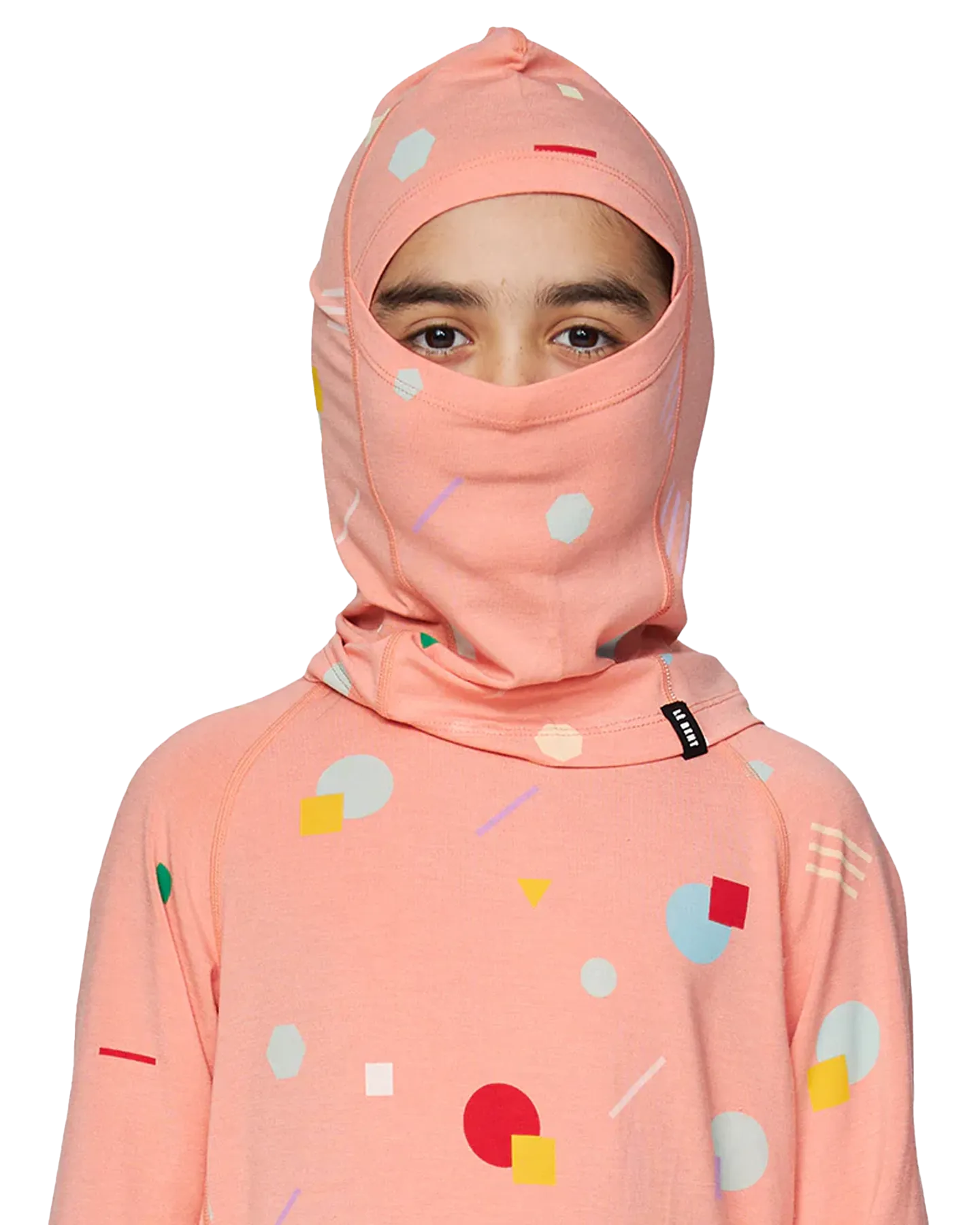 Le Bent Kids' Confetti Midweight Balaclava - Black