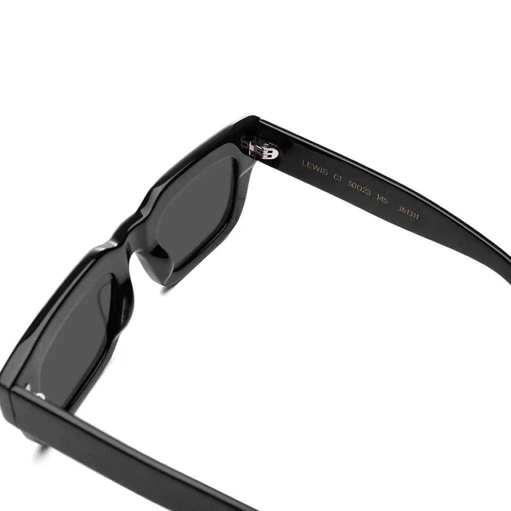 Lewis 50 Sunglasses - Black