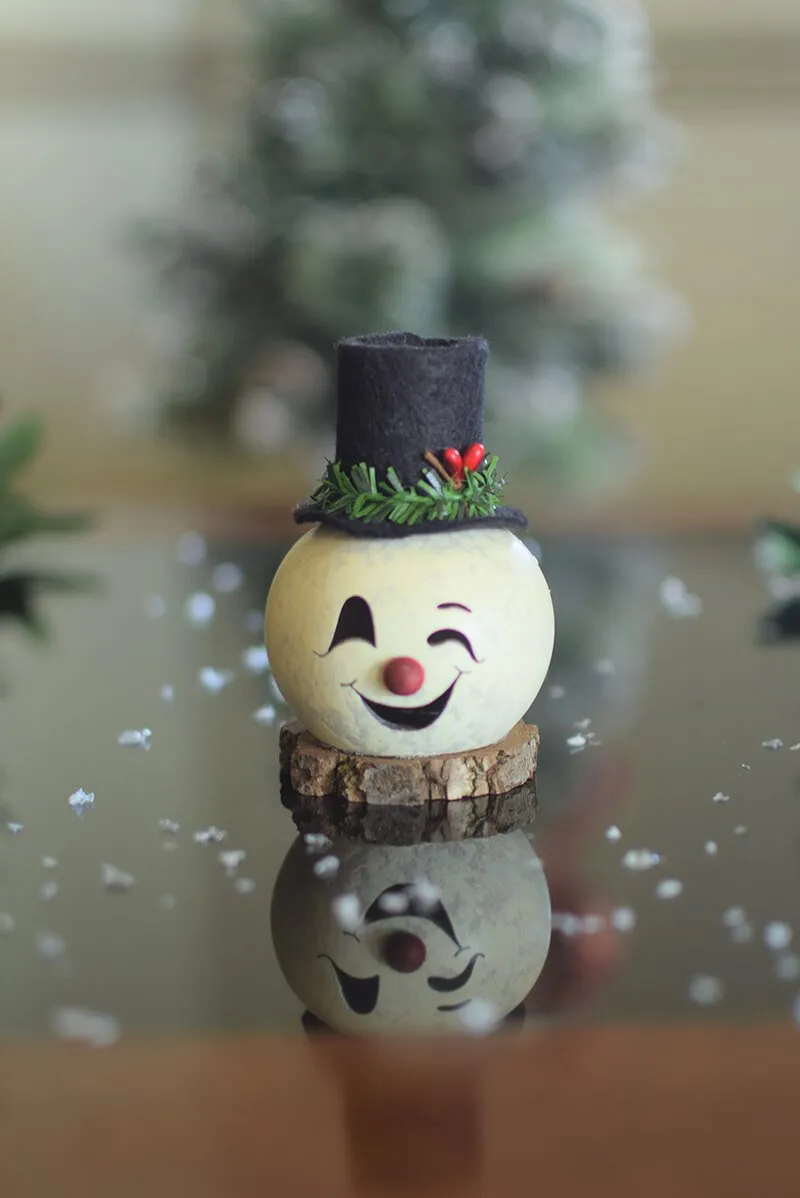 Lewis the Snowman Gourd- Available in Multiple Sizes