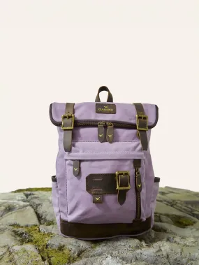 Lilac Waxed Cotton Mini Bali Backpack