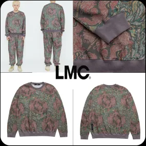 LMC  |Unisex Street Style Long Sleeves Logo Sweatshirts