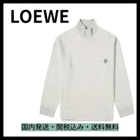 LOEWE  |Stripes Monogram Unisex Wool Long Sleeves Plain Logo Luxury