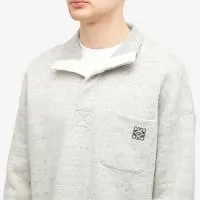 LOEWE  |Stripes Monogram Unisex Wool Long Sleeves Plain Logo Luxury