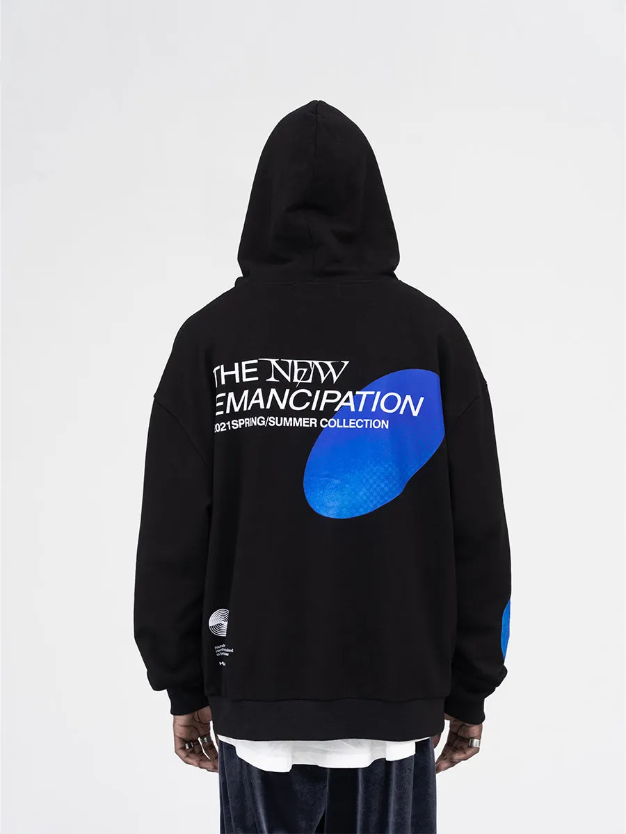 Logo Print Layout Hoodie