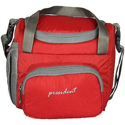 Lunch Bag in Red colour by President Bags