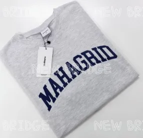 mahagrid  |Unisex Street Style Long Sleeves Logo Sweatshirts