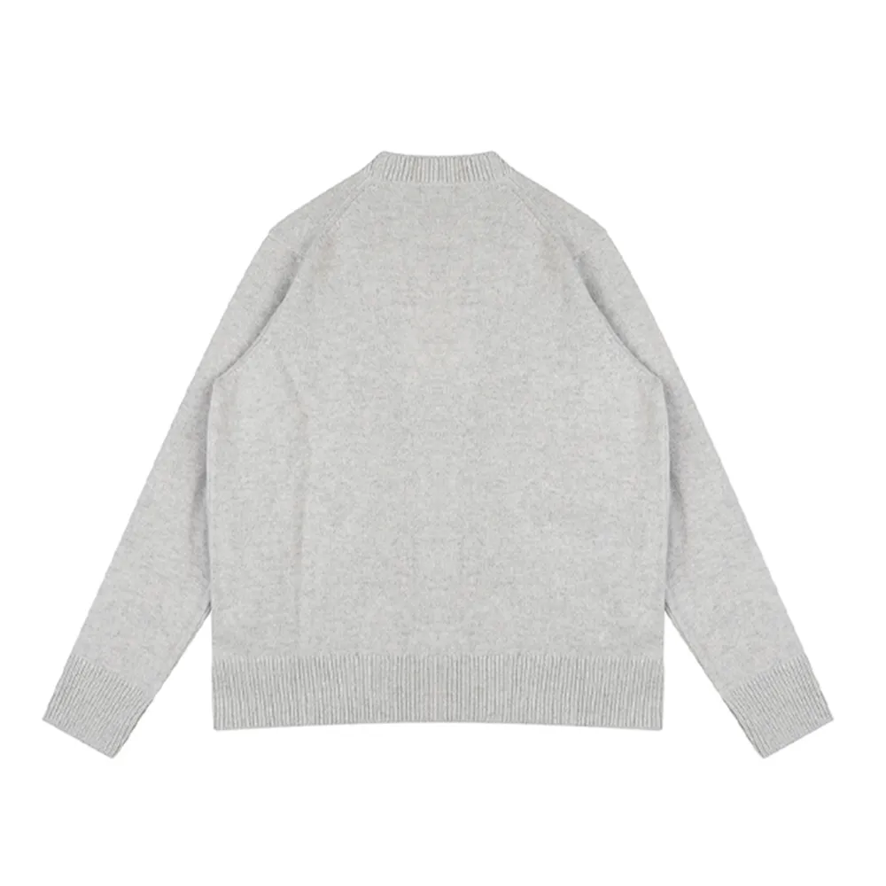 MAISON KITSUNE  |Street Style Long Sleeves Logo Cardigans