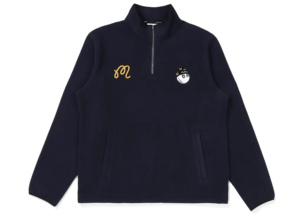 Malbon Golf  |Street Style Long Sleeves Plain Logo Sweatshirts