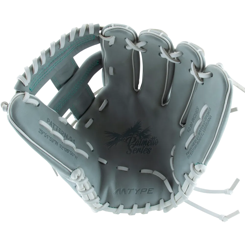 Marucci Palmetto 45A5 12 Fastpitch Glove: MFG3PL45A5FP-GY