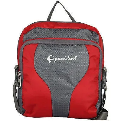 MB 03 Red Messenger Bag by President Bags