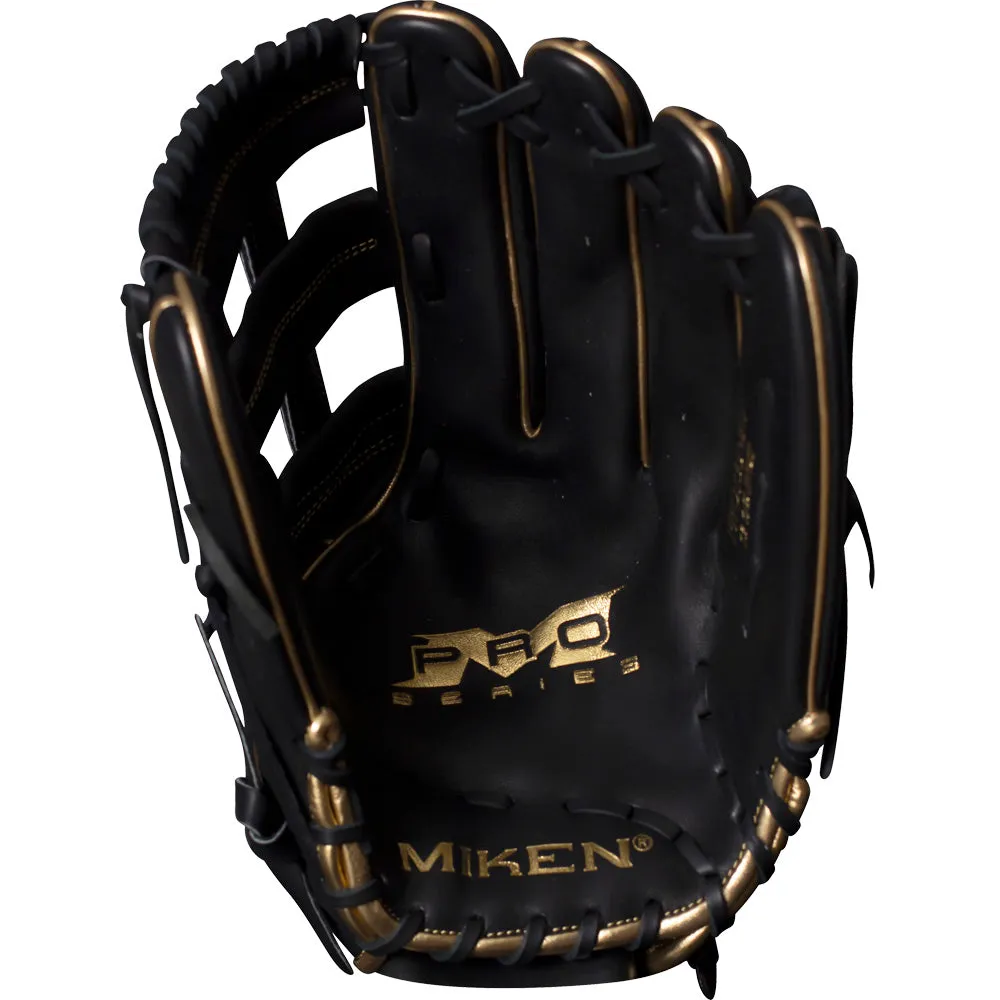 Miken Gold Limited Edition 13 Slowpitch Glove: PRO130-BG