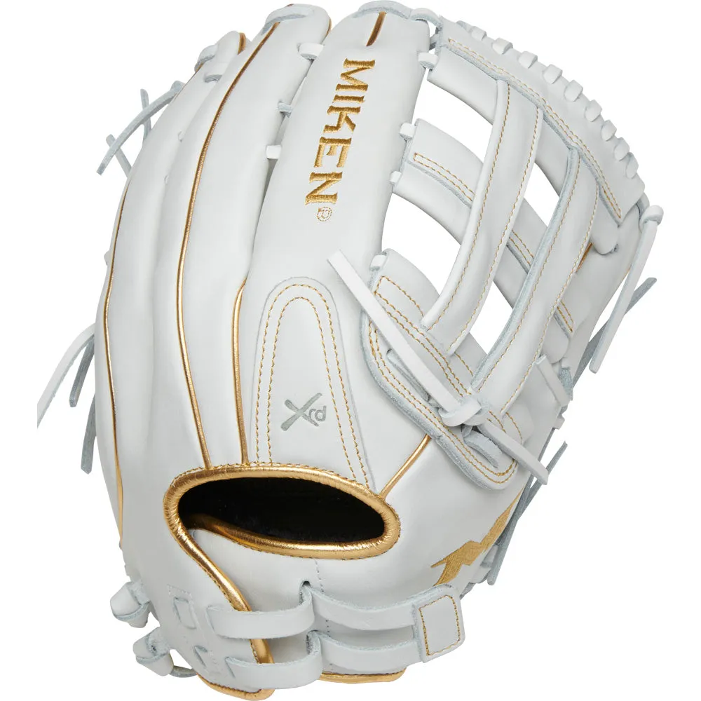 Miken Gold Limited Edition 14 Slowpitch Glove: PRO140-WG