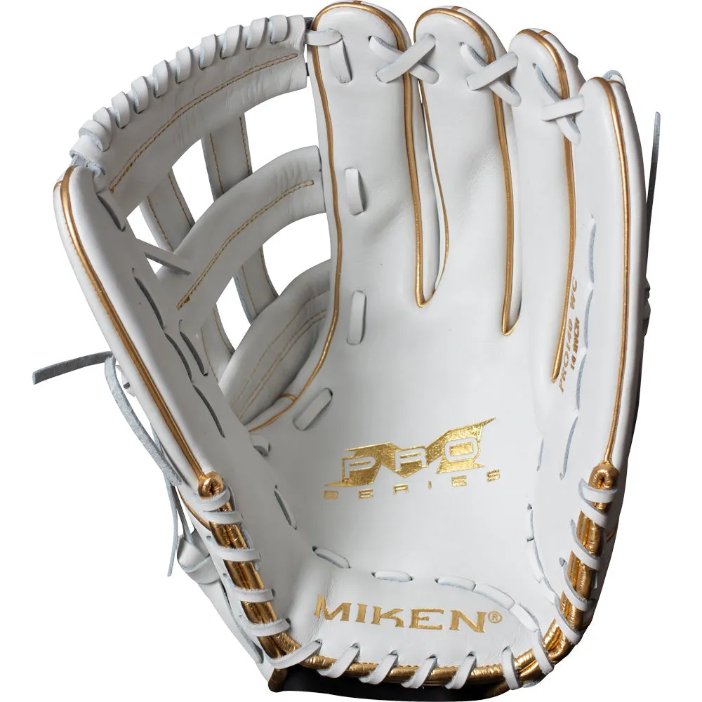 Miken Gold Limited Edition 14 Slowpitch Glove: PRO140-WG