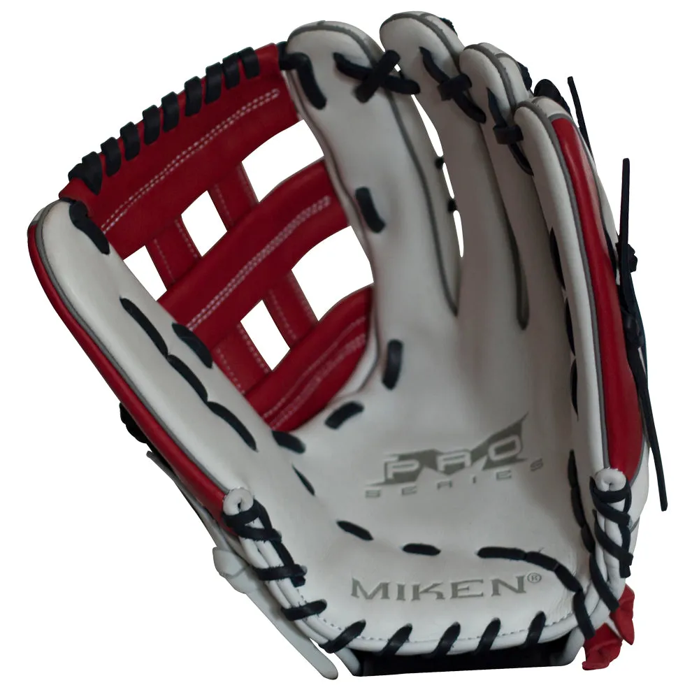 Miken Pro Series 13.5 Slowpitch Glove: PRO135-WSN