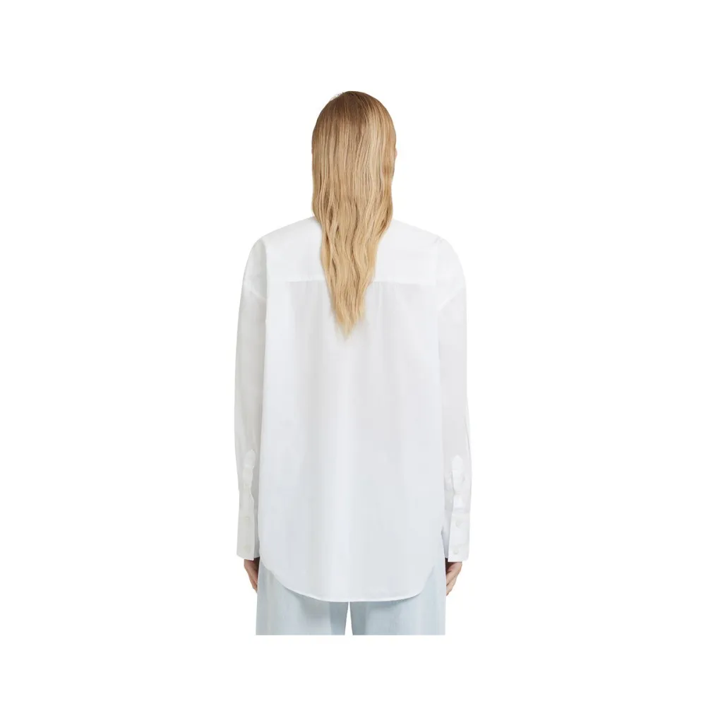 MSGM  |Casual Style Long Sleeves Plain Cotton Shirts & Blouses