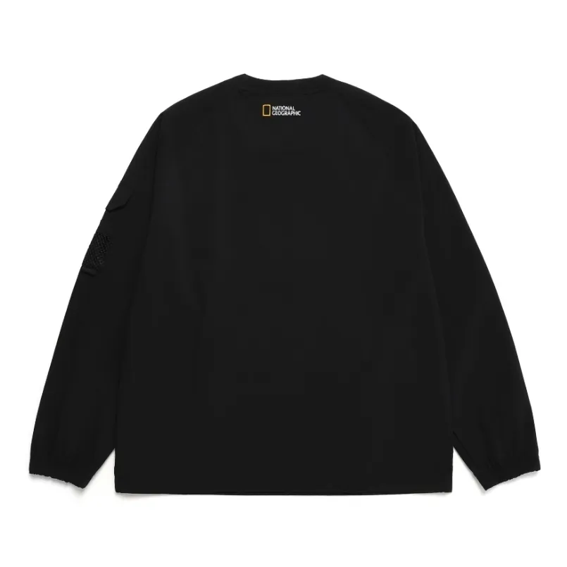 NATIONAL GEOGRAPHIC  |Street Style Long Sleeves Logo Sweatshirts