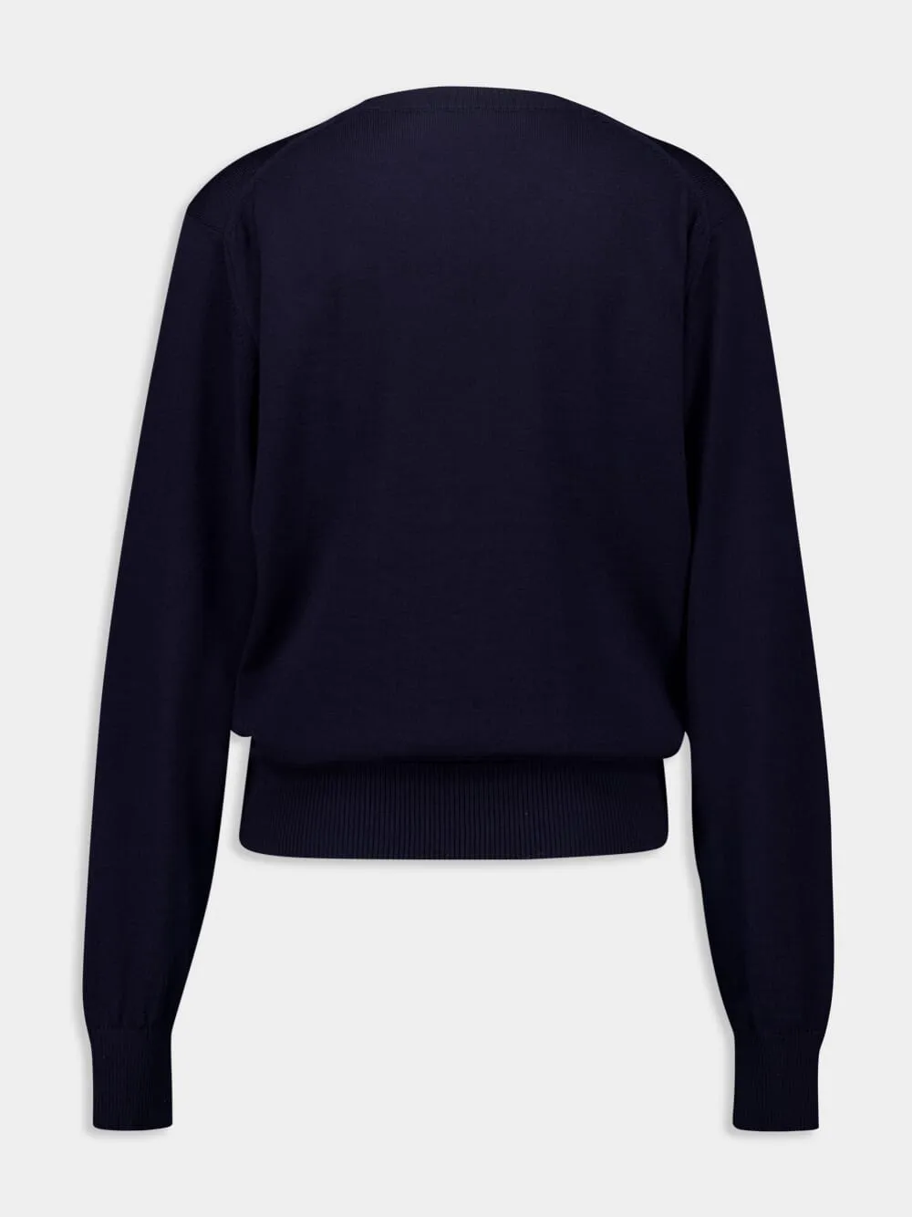 Navy Blue Classic Sweater