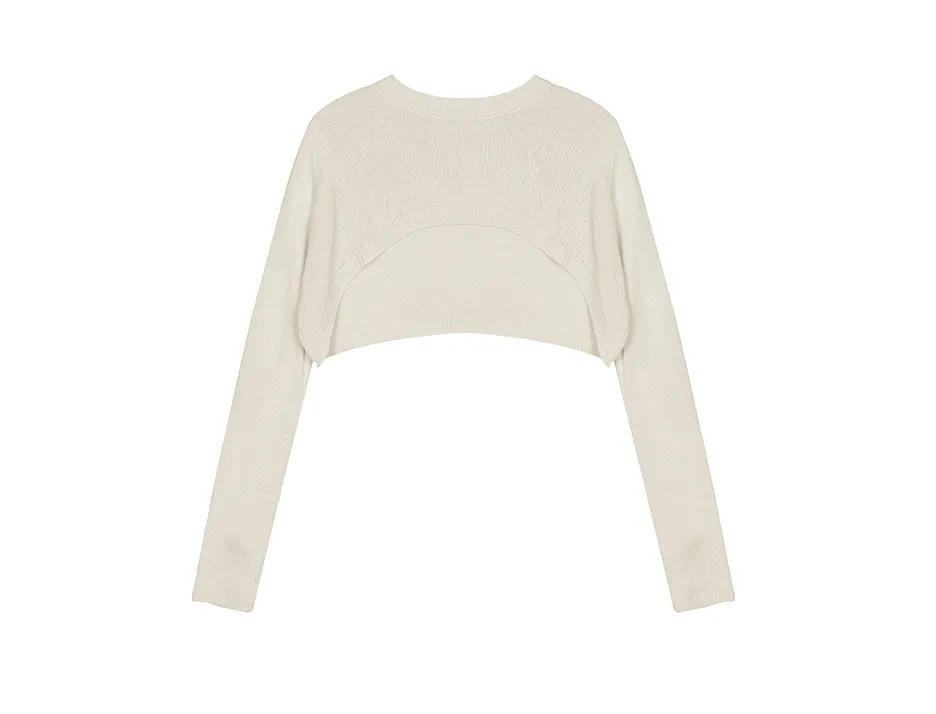 NICK&NICOLE  |U-Neck Long Sleeves V-neck & Crew neck