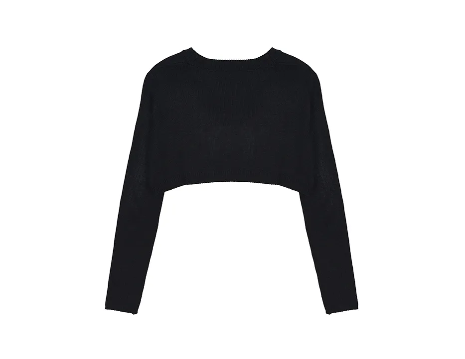 NICK&NICOLE  |U-Neck Long Sleeves V-neck & Crew neck